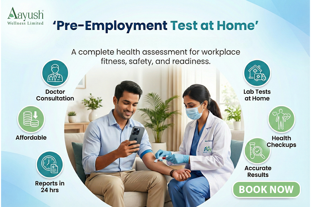 Pre Employment test at home lab checkup